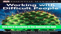 [Download] DK Essential Managers: Working with Difficult People Kindle {Free|