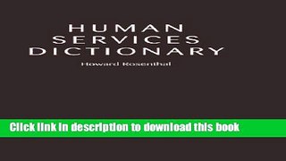 [PDF] Human Services Dictionary Book Online
