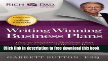 [Download] Writing Winning Business Plans: How to Prepare a Business Plan that Investors Will Want