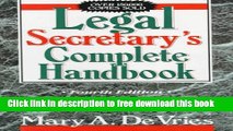 [Download] Legal Secretary s Complete Handbook, Fourth Edition Hardcover {Free|