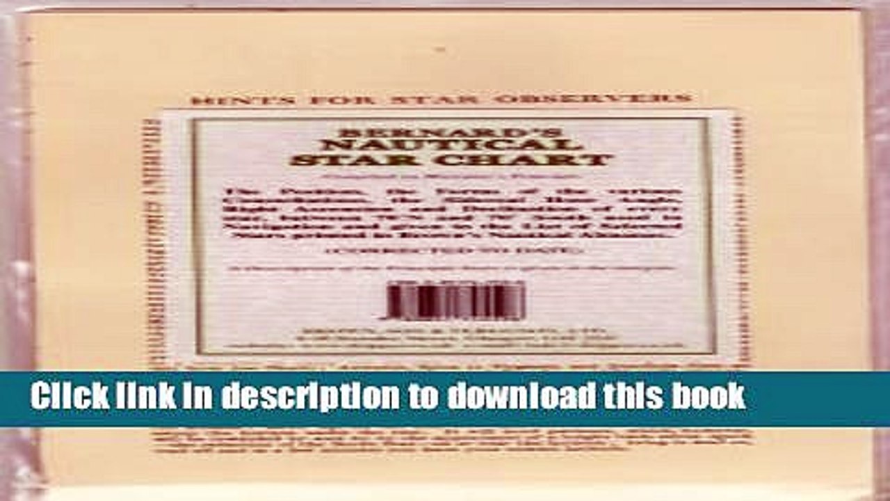 Download Brown s Nautical Star Chart E-Book Free