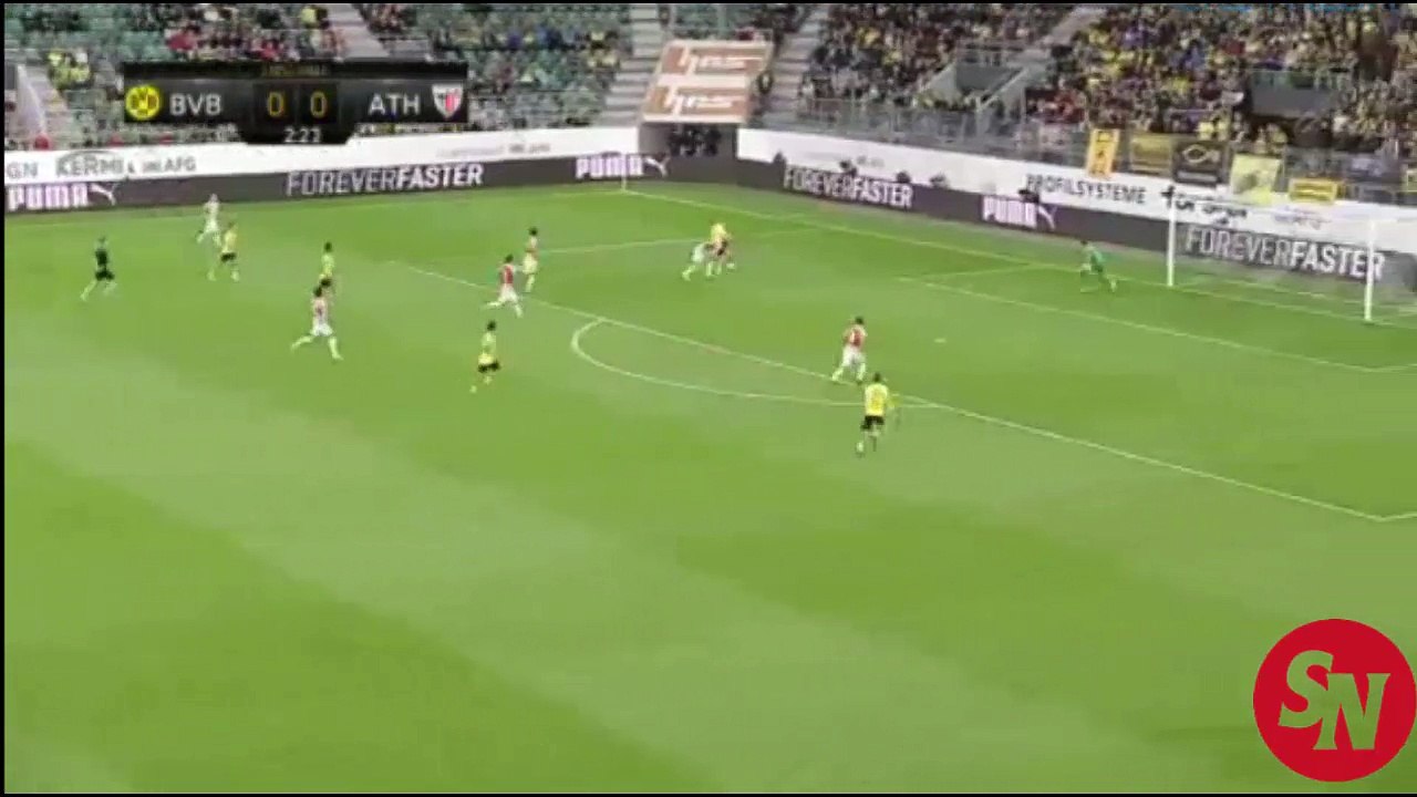 Andre Schurrle Amazing Chance - Athletic Bilbao Vs Borussia Dortmund - Friendly Match 2016 HD