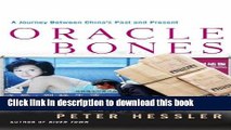 [Download] Oracle Bones: A Journey Through Time in China Kindle Collection