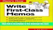 [Download] How to Write First-Class Memos: The Handbook for Practical Memo Writing Hardcover {Free|