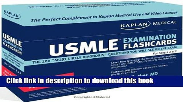 [Download] Kaplan Medical USMLE Examination Flashcards: The 200 Most Likely Diagnosis