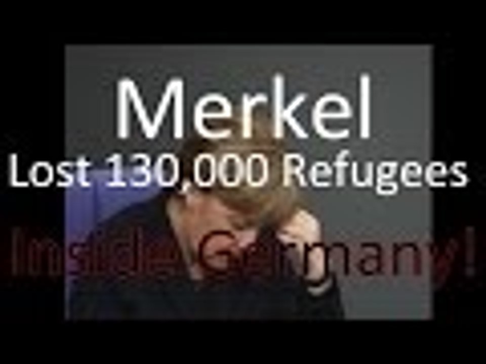 Angela Merkel Chancellor of Germany Lost 130,000 Refugees
