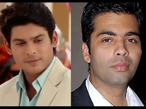 Balika Vadhu's Siddharth Shukla with Varun Dhawan and Alia Bhatt in Karan Johar's Film
