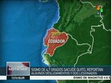 Ecuador: sismo de 4.7 grados sacude la ciudad de Quito