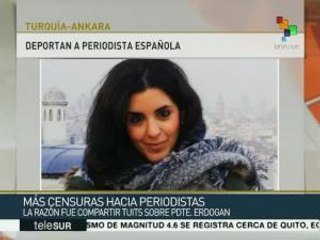 Impidió Estado turco a periodista española deportada toda comunicación