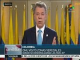 Colombia: inicia inspección de zonas veredales para el desarme de FARC