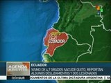 Ecuador: sismo de 4.7 grados Richter sacude Quito