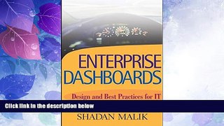 Big Deals  Enterprise Dashboards: Design and Best Practices for IT  Free Full Read Best Seller