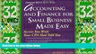 Must Have  Accounting and Finance for  Small Business Made Easy (Entrepreneur Made Easy)  READ