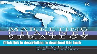 [PDF] Marketing Channel Strategy Book Online