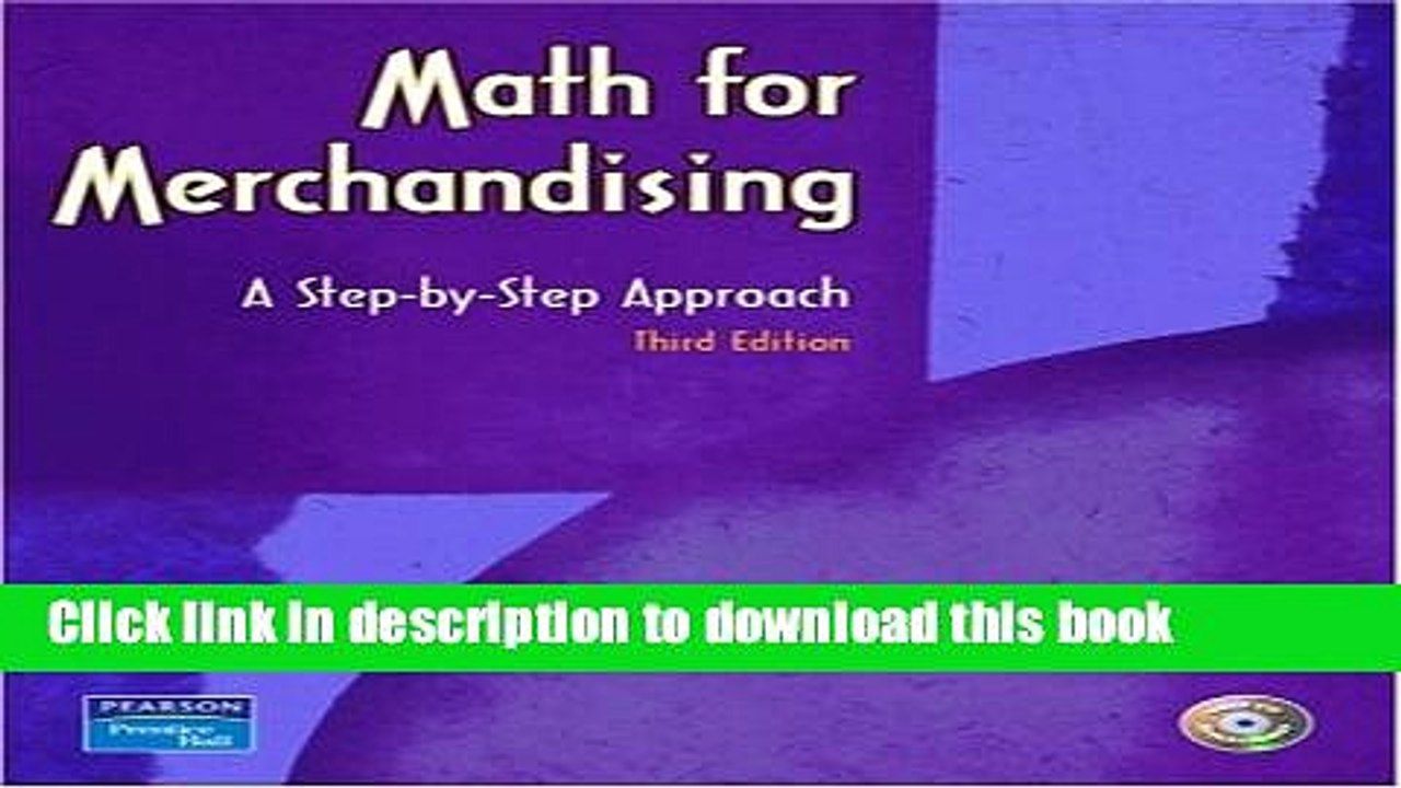 [PDF] Math for Merchandising: A Step-by-Step Approach (3rd Edition) E-Book Free