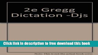 [Download] Gregg Dictation (Diamond jubilee series) Hardcover {Free|