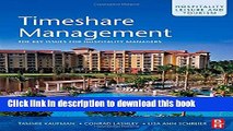 [PDF] Timeshare Management: The key issues for hospitality managers (Hospitality, Leisure and