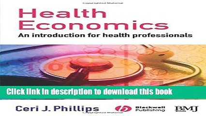[PDF] Health Economics: An Introduction for Health Professionals E-Book Free