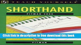 [Download] Shorthand Pitman 2000 (Teach Yourself) Kindle {Free|