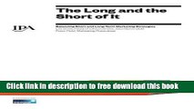 [Download] The Long and the Short of it: Balancing Short and Long-Term Marketing Strategies Kindle