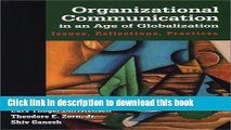 [Read PDF] Organizational Communication in an Age of Globalization: Issues, Reflections, Practices