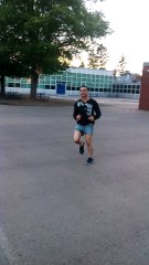 The challenge push ups behind my backk