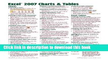[Download] Microsoft Excel 2007 Charts   Tables Quick Reference Guide (Cheat Sheet of