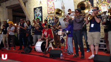 "Les Vieux des Boules" lors de leur concert à "Art et jazz dans ma cour"
