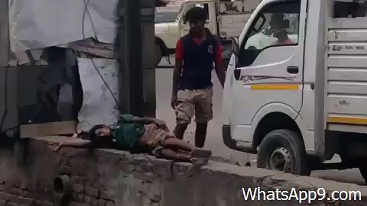 Throwing Man In Water While He Is Asleep