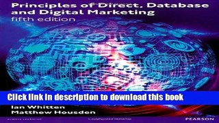 Download Principles of Direct Database   Digital Marketing E-Book Free