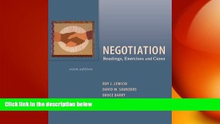 READ book  Negotiation: Readings, Exercises, and Cases  FREE BOOOK ONLINE