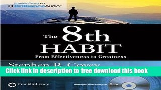 [Download] The 8th Habit: From Effectiveness to Greatness Kindle Online