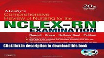 [Download] Mosby s Comprehensive Review of Nursing for the NCLEX-RN(tm) Examination Paperback Free