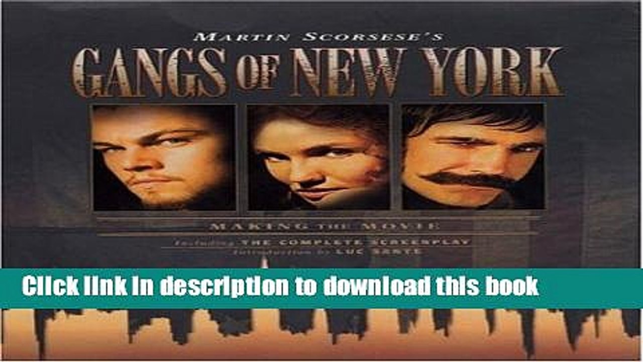 Download " Gangs of New York " : Making the Movie E-Book Free