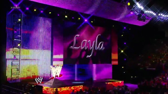 Layla vs. Nikki Bella vs. Brie Bella - Triple Threat Divas Championship Match- Raw, April 30, 2012