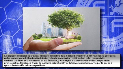 Eficiencia Energética en las Instalaciones de Iluminación Interior y Alumbrado Exterior (Online)