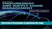 [Download] Procurement   Supply Chain Management, 9th ed. Paperback Collection