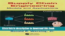 [Download] Supply Chain Engineering: Models and Applications (Operations Research Series)