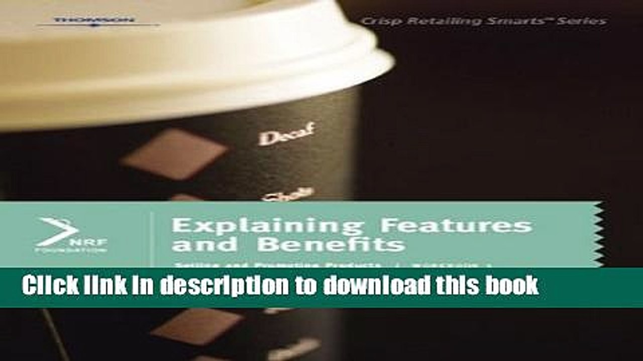 Download Explaining Features   Benefits (Crisp Retailing Smarts) E-Book Free