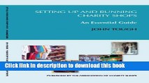 [PDF] Setting Up and Running Charity Shops: An Essential Guide Book Free