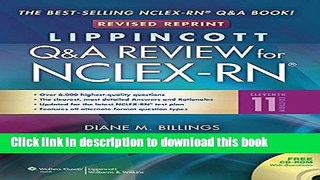 [Download] Lippincott s Q A Review for NCLEX-RN Paperback Collection
