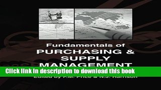[Download] Fundamentals of Purchasing and Supply Management Hardcover Collection