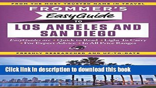 [Popular] Frommer s EasyGuide to Los Angeles and San Diego Hardcover Free