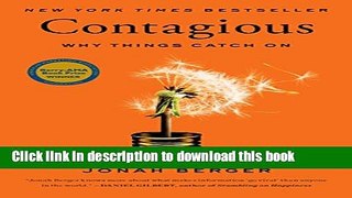 [Popular] Contagious: Why Things Catch On Kindle OnlineCollection