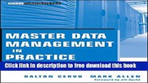 [Download] Master Data Management in Practice: Achieving True Customer MDM Paperback Online
