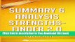 [Download] Summary and Analysis: StrengthsFinder 2.0 Hardcover Online