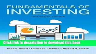 [Popular] Fundamentals of Investing (13th Edition) Kindle OnlineCollection