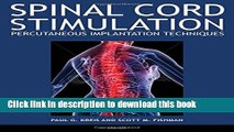 [Download] Spinal Cord Stimulation: Percutaneous Implantation Techniques Paperback Free