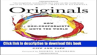 [Popular] Originals: How Non-Conformists Move the World Hardcover OnlineCollection