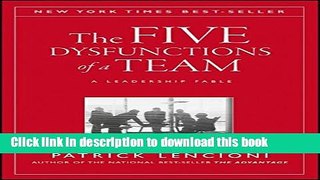 [Popular] The Five Dysfunctions of a Team: A Leadership Fable Paperback OnlineCollection